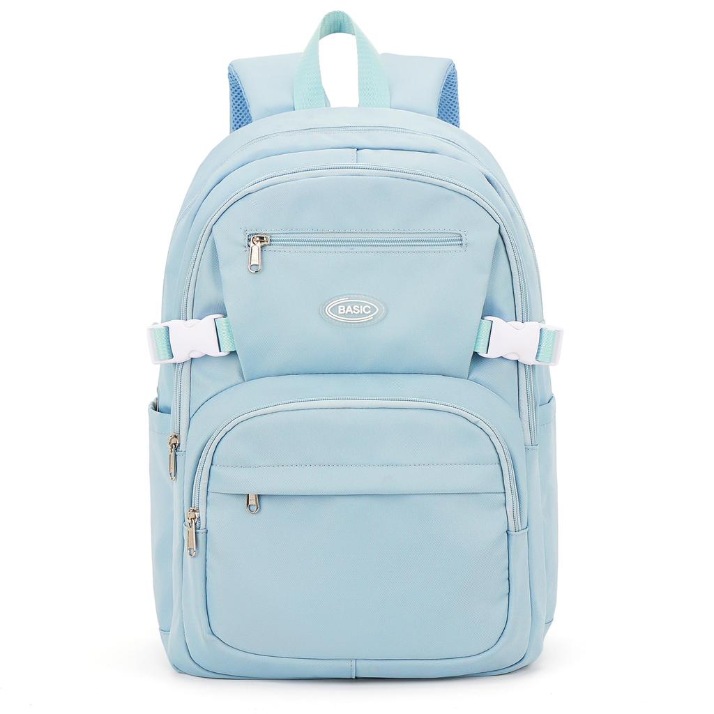 asos vinyl faux-leather backpack ASOS DESIGN faux leather backpack in black
