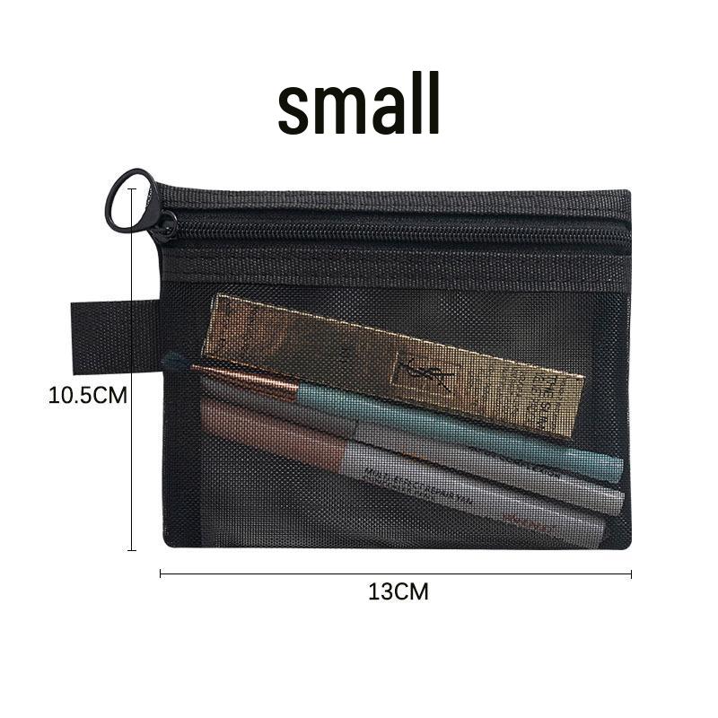 

Прозрачная сетчатая косметичка и сумка для туалетных принадлежностей большой вместимости