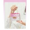 Kawaii Crossbody Bag Cartoon Cute Girls Fashion Mini Chain Pearl Handbag Sweet Princess Jelly Pack Party Coin Purses Gift