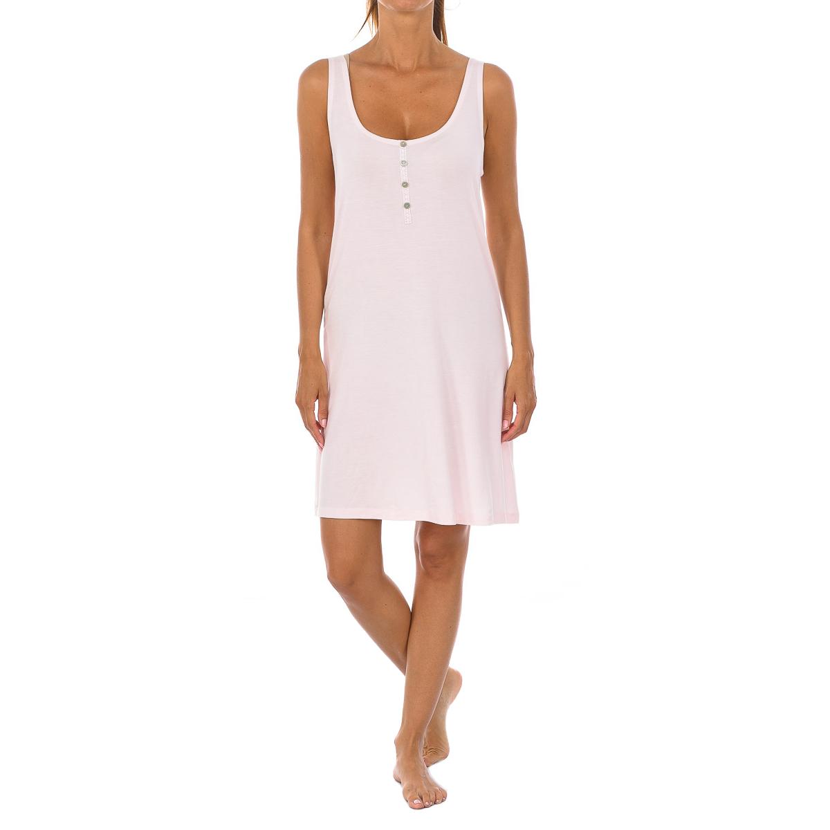 

Женская ночная рубашка на пуговицах с круглым вырезом JJBCH0810