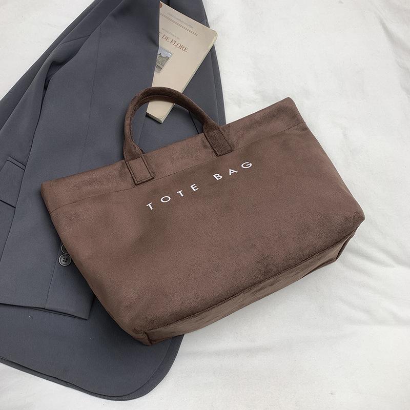 

2025 новая сумка корейская нишевая сумка через плечо женская портативная сумка для покупок большая вместимость сумка-тоут женская сумка