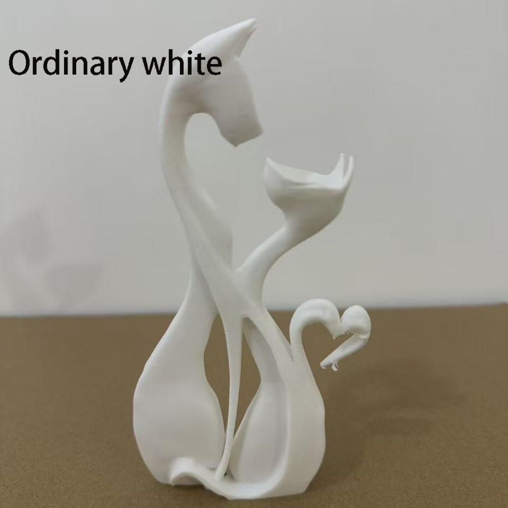 New Popular 3D Printed Elegant Cat Sculpture Ring Tray, Creative And Novel Toy Hand