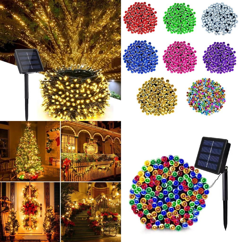 Multi-color Led Solar String Lights Ideal For Outdoor Waterproof Holiday Decoration