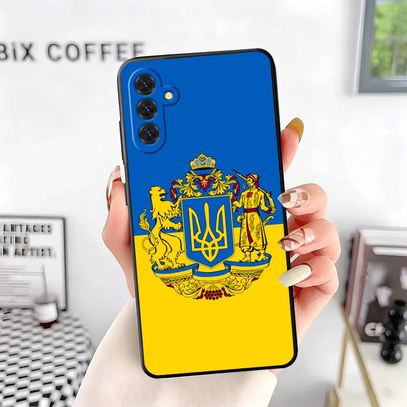 Ukraine Aesthetic Soft Phone Case for Samsung A17 A37 A57 A16 A26 A36 A56 A15 A25 A35 A55 A14 A24 A34 A54 A13 A23 A33 A53 A52 A1