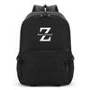 Kids Schoolbag Wide Padded Shoulder Straps Waterproof Scratch-resistant Large Capacity Letter Print Solid Color Backpack