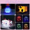 Minecraft Night Light Bottle Bee Salamander Creeper Building Block Gift Lamp