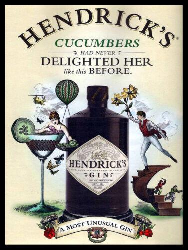 

Hendricks retro vintage style metal signplaque Man Cave pub barAluminum 20x30cm（7.8x11.8inch）