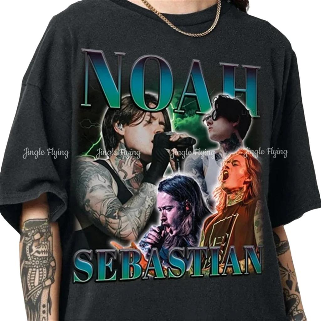 Noah Sebastian Graphic Tee Bad Omens Shirt Music Tour Unisex Cotton Tshirt