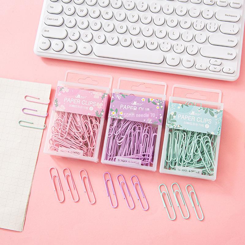 

Цветные скрепки-макаруны для переплета и сортировки офисных документов