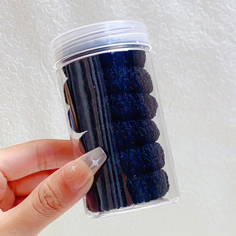6pcs Box Packed Thick High Stretch Hair Bands For Women Girls Ponytail Holder Hair Tie Scrunchie Rubber Band Hair Accessories