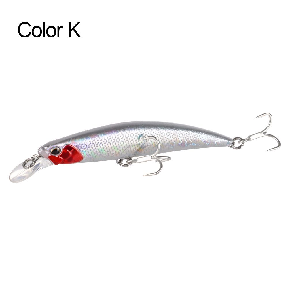 

110MM 27G Tackle Sea fishing Useful Sinking Minnow Baits Fish Hooks Long Casting Lure Minnow Lures Color K