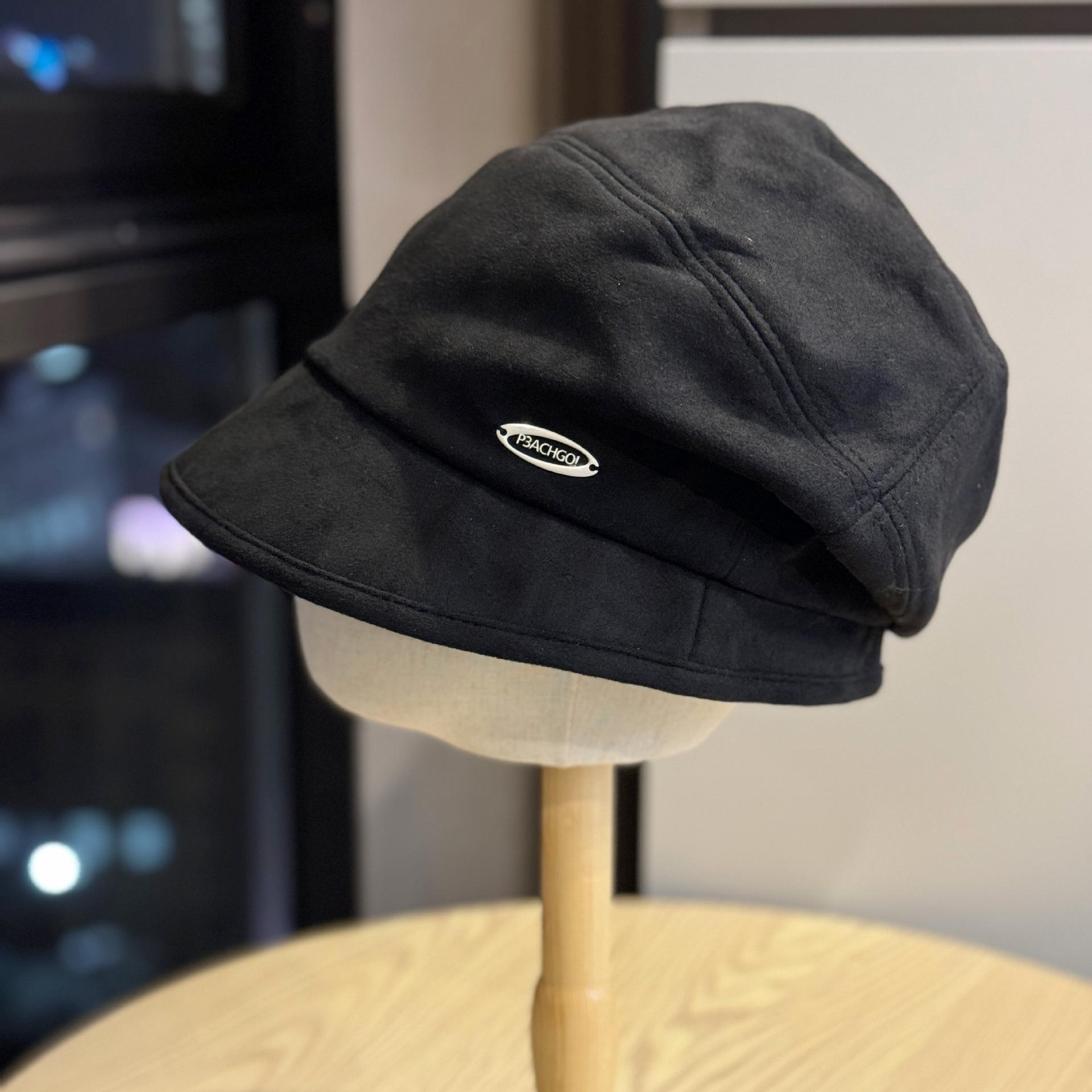 

Off-white Niche Pile Hat Autumn and Winter Style Literary Baotou Cold Hat Large Version Face showing Small Fisherman Hat Basin Hat for Women Adjustable