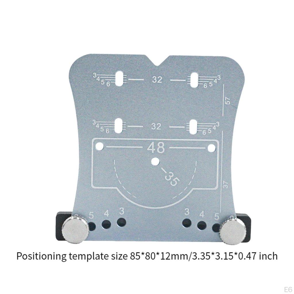 35mm Hinge Hole Opener Door Panel Jig Woodworking DIY Tool Flexible Aluminum Alloy