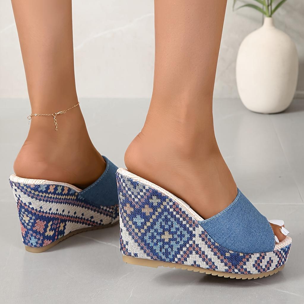 Women's Slip-On Wedge Sandals