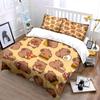 Capybaras eating various foods. Bedding sets Duvet cover sets Duvet covers Pillowcases(1 * Duvet Cover 2 * Pillowcases without duvet insert)