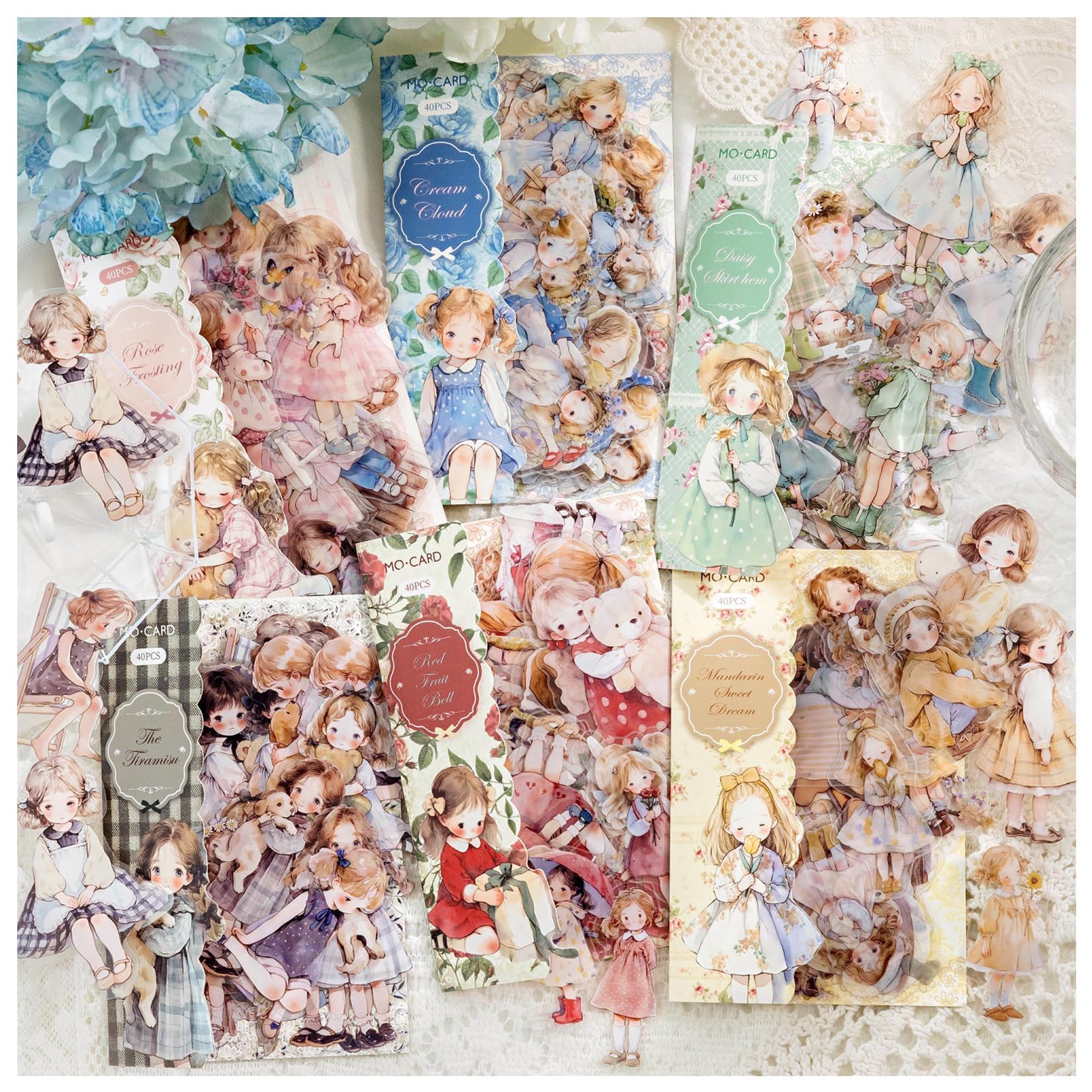 

cute sticker collage set from Perfect for and Includes stickers for and This Korean set is perfect for featuring a large vintage designs of and no