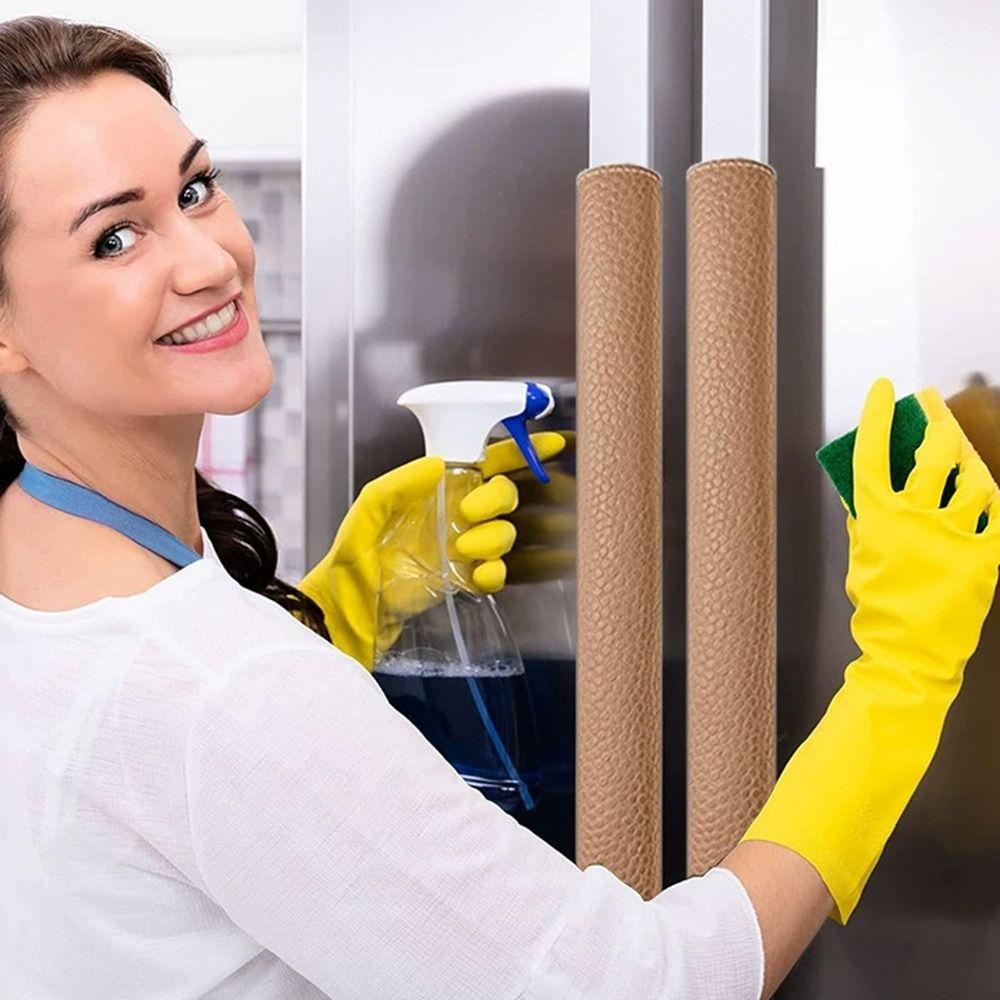 PU kůže Kryt kliky dveří chladničky Čisté Kryty bezpečnostních pásů do auta Šmouhy Dekor Domácnost