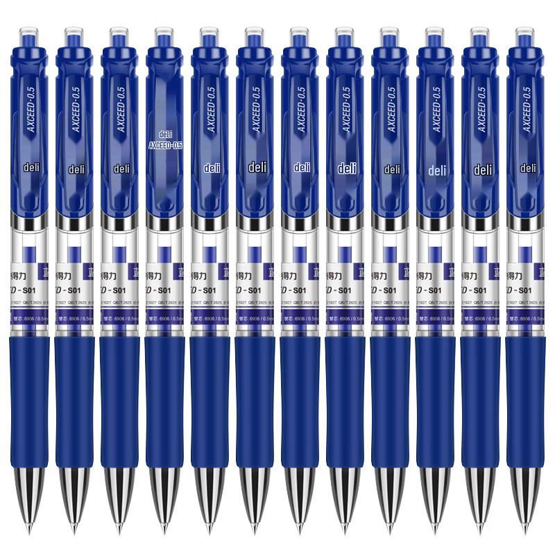 Deli S01 Ret retractable Gel Pens