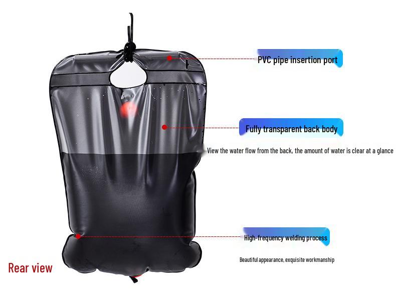 20L Solar Shower Bag for Camping - Outdoor Water Bag