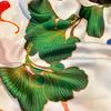 1116 new silk scarf fashion simulation silk summer sunscreen beach towel women's shawl air conditioner neck protection scarf yarn