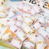 70 Sheets Pull Out Adhesive Notes Pad Small Notepads Cartoon Notes Paper Reminders on Fridges Book Calendar Notebook