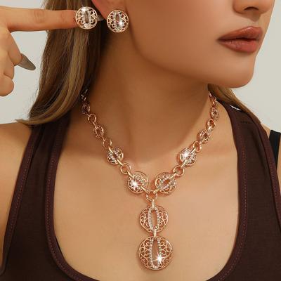 Necklace + Stud Earrings