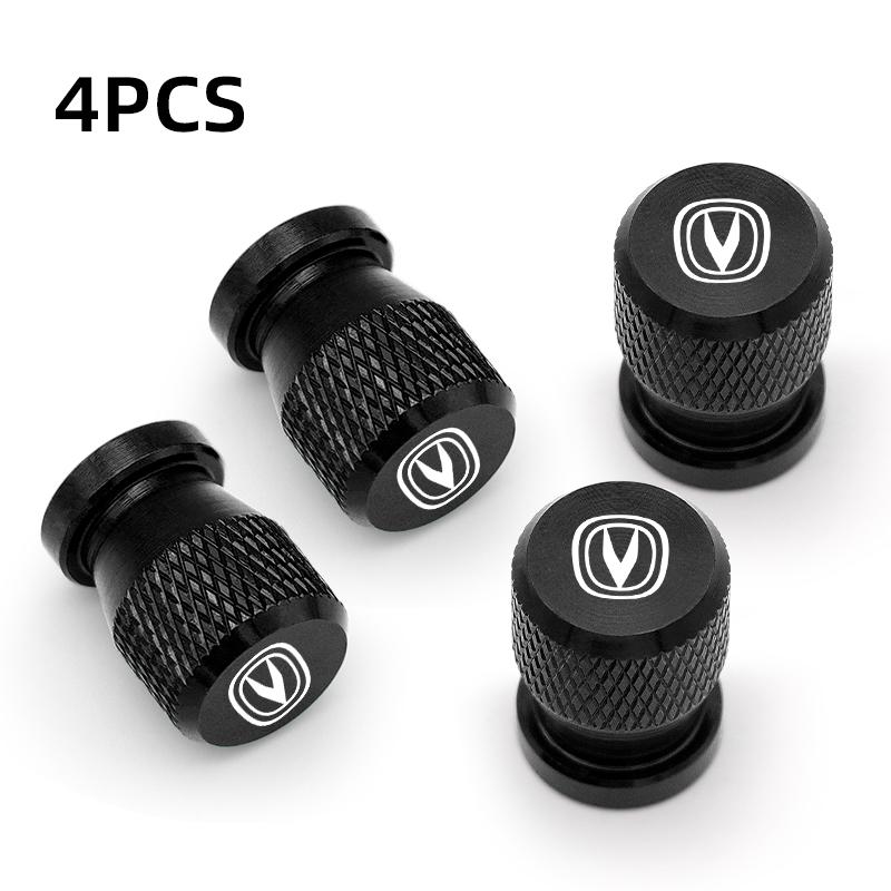 4pcs Aluminum Car Wheel Tire Valve Cap Covers For Changan CS35 Plus CS55 PLUS CS75 PLUS Eado UNI-T UNI-K 2023 Car Accessories