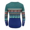 Ladies O Neck Casual Lace Stitching Sleeve Casual Comfortable Loose Print T-Shirt Top