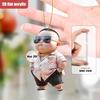 2D Colored Acrylic Boy Girl Hanging Decor, Fit for Keychain Car Backpack Home, Nice Holiday Gift for Thanksgiving Valentine Christmas