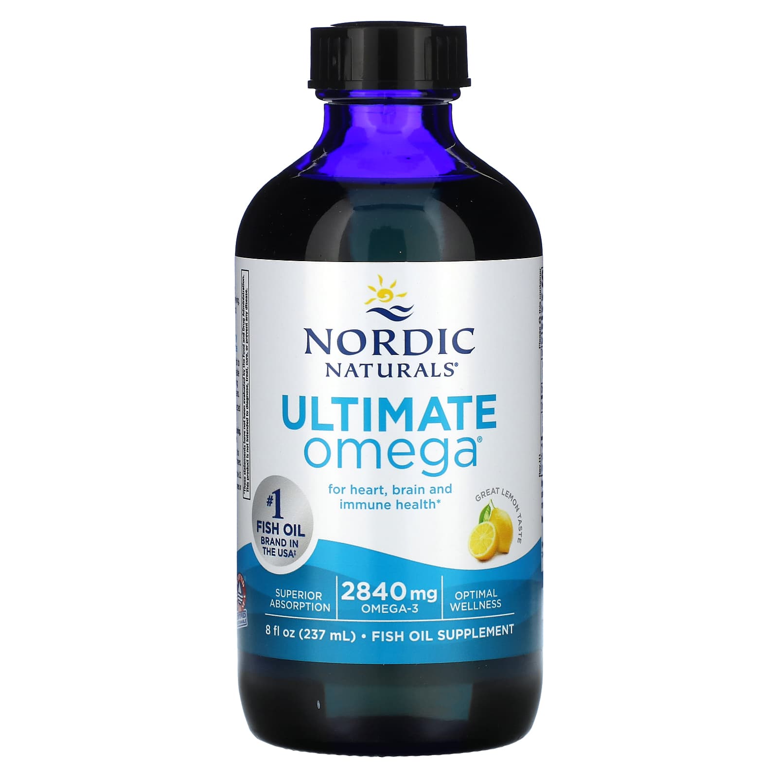 

Ultimate Omega, Lemon, 2,840Mg, 237Ml(8Fl Oz)
