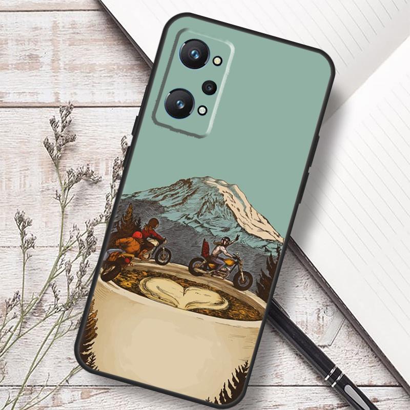 Moto Motorcycle For Realme GT 7 Pro 6 5 GT 6T C67 C61 C55 C53 C51 C21Y C25S C75 10 11 12 13 14 Pro Plus Case