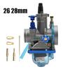 Universal Motorcycle Carburetor for Keihin PWK 26 28mm Scooters with Power Jet Motocross Accessories Dirt Bike Racing