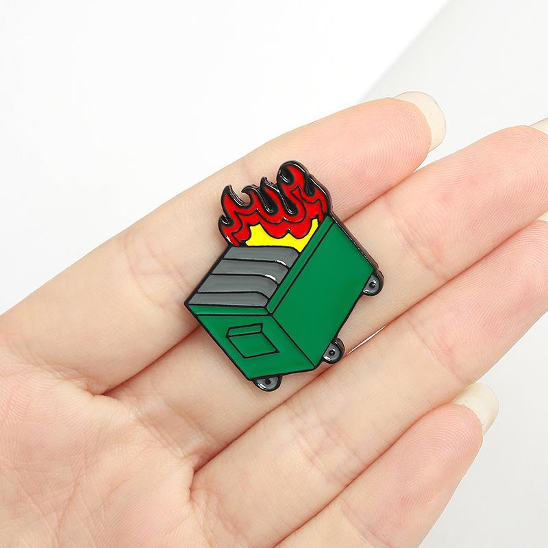 Versatile Pin Alloy With Striking Enamel Finish Ideal For Unisex Fashion Accessories