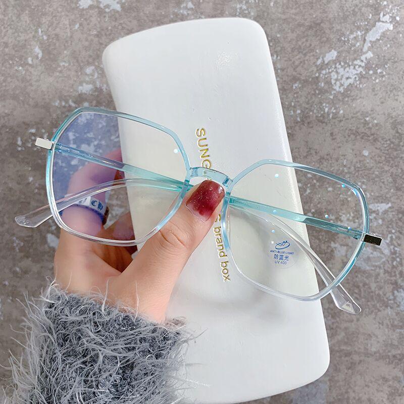 

Очки с оправой Tr90, анти-синие плоские очки, без степени защиты от излучения, простые очки для защиты глаз от близорукости 8134