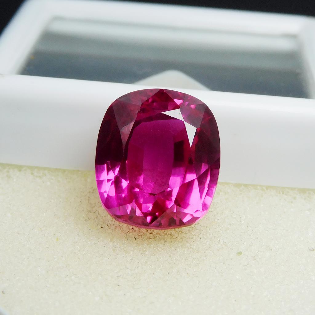 Pretty Natural Pink Sapphire Cushion Cut Rare 17.45 Ct CERTIFIED Loose Gemstones