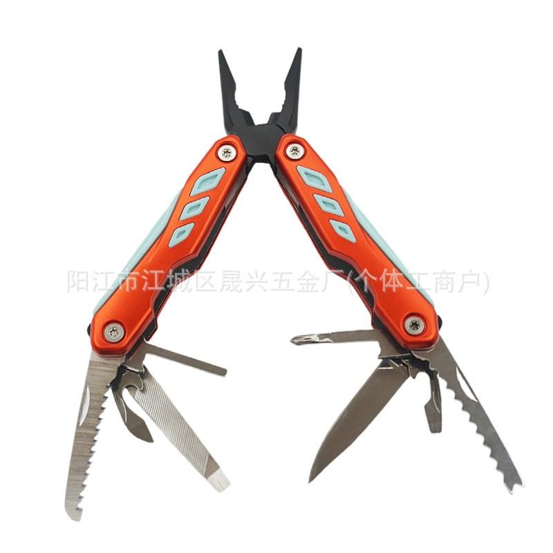 Kompaktes Multitool Zange Edelstahl Aluminium Tragbar Camping Wandern Outdoor Überleben Heimwerker