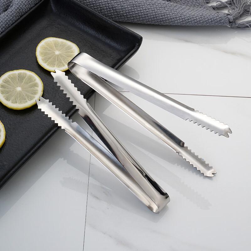 Abdo 7-inch Stainless Steel Ice Tongs