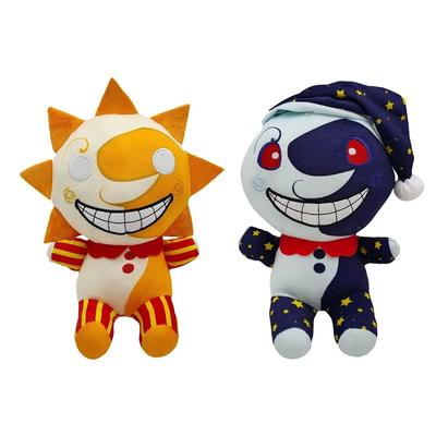 Novos Brinquedos de Pelúcia Sundrop Security Breach Sunrise Sundrop FNAF BOSS Sol Lua Joker Brinquedo de Pelúcia Bonecas de Jogo Presente