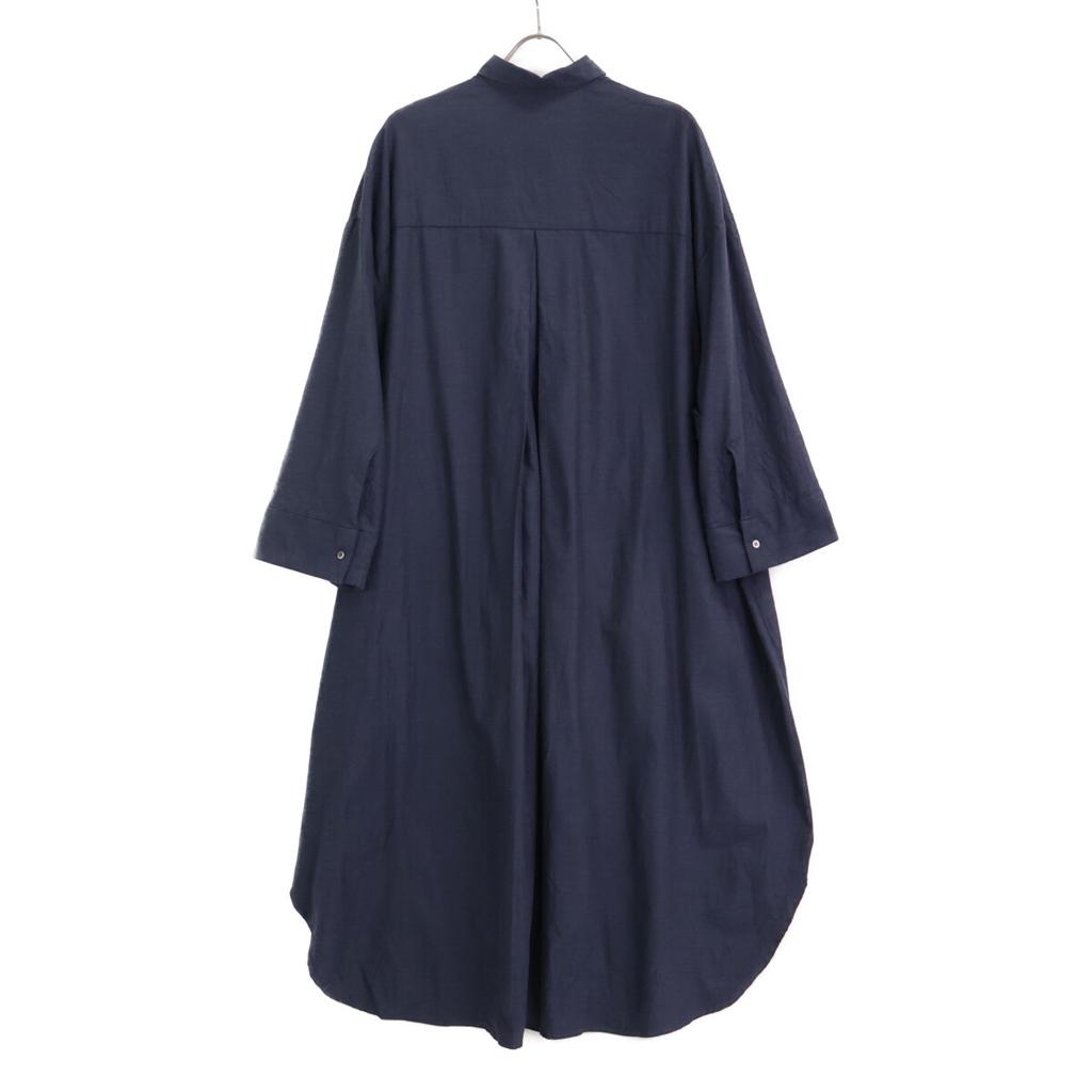 Graphpaper GL193-60062 Navy Thomas Mason Shirt Dress dress 00 NavyUsed
