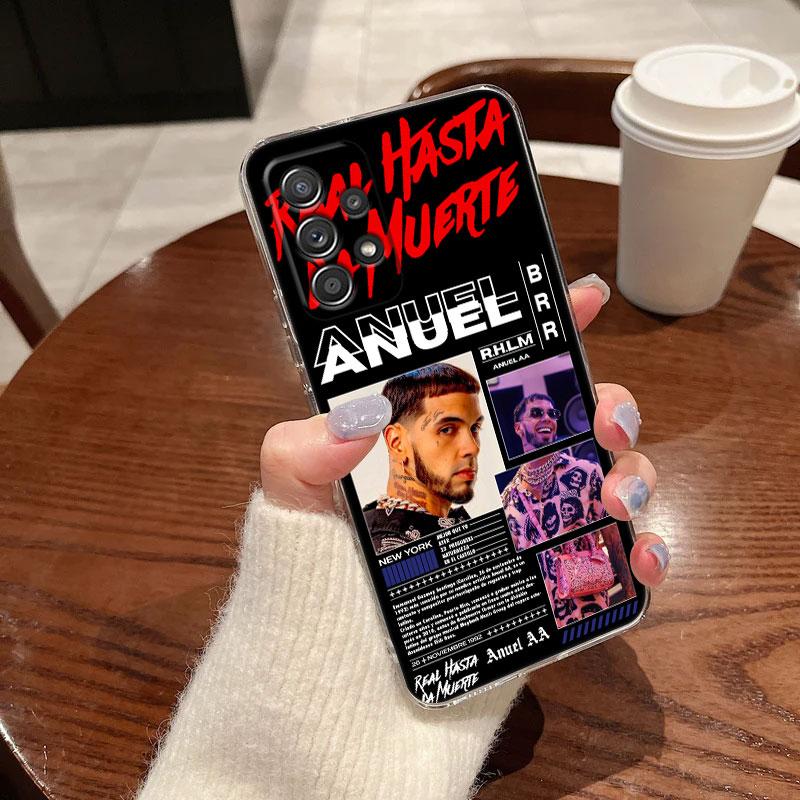 

Anuel AA Real Hasta La Muerte Clear Phone Case For Samsung Galaxy A56 A57 A37 A55 A54 A36 A26 A25 A16 A17 A07 A52 A73 A53 Cover Galaxy A14
