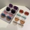 JYL TS Sunglasses UV Protection Frameless Square Pearl/3486
