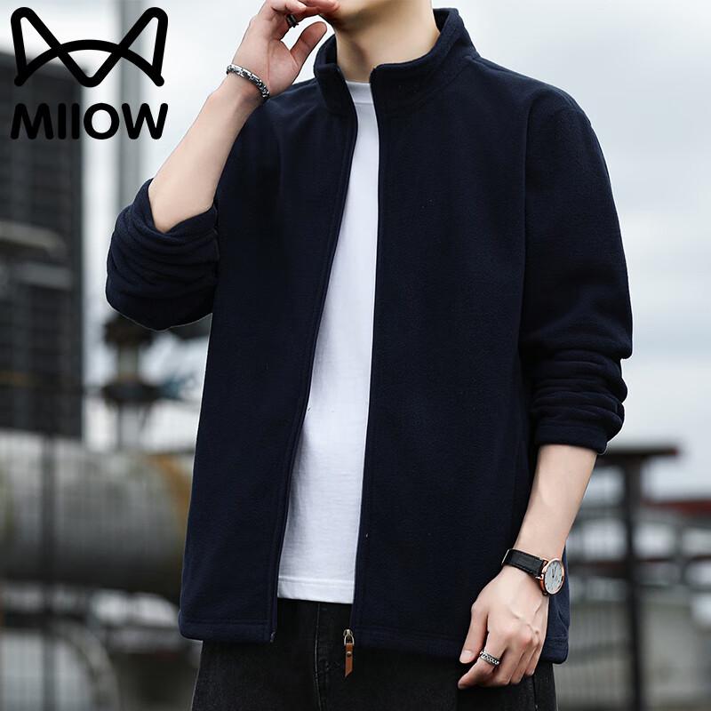 

MaoRen Men s Fleece-Lined Casual Sport Jacket 2XL