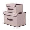 Large Foldable Non-Woven Fabric Storage Organizer Box for Toys and Clothes