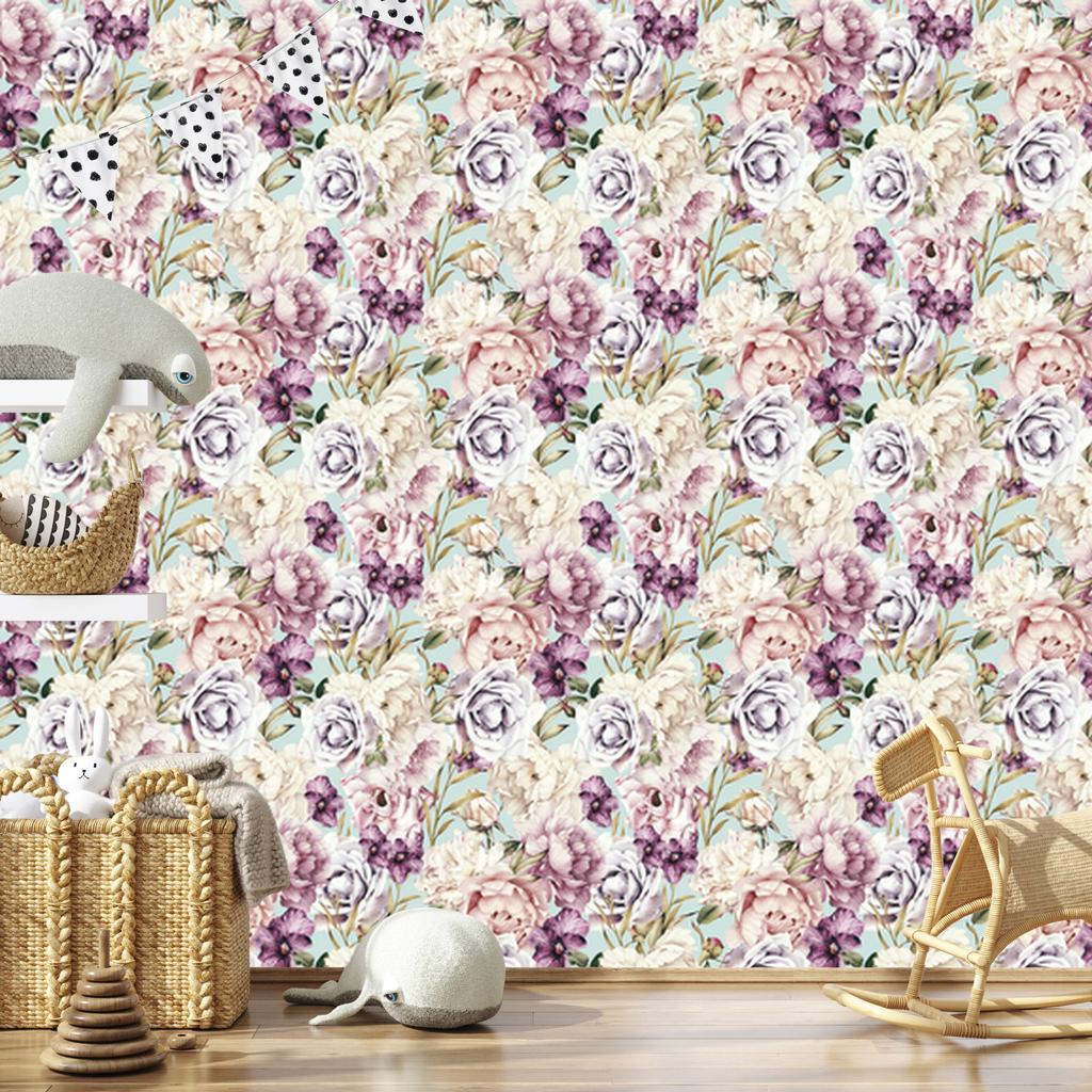 Roses Wallpaper for Living Room and Bedroom 50x1000