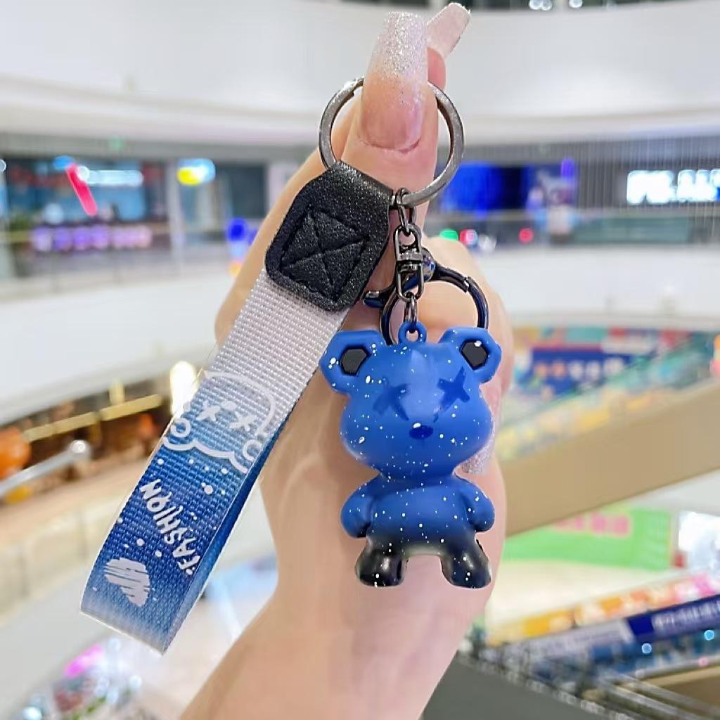 Chameleon Violence Bear Keychain Bag Pendant School Bag Doll Pendant Small Gifts