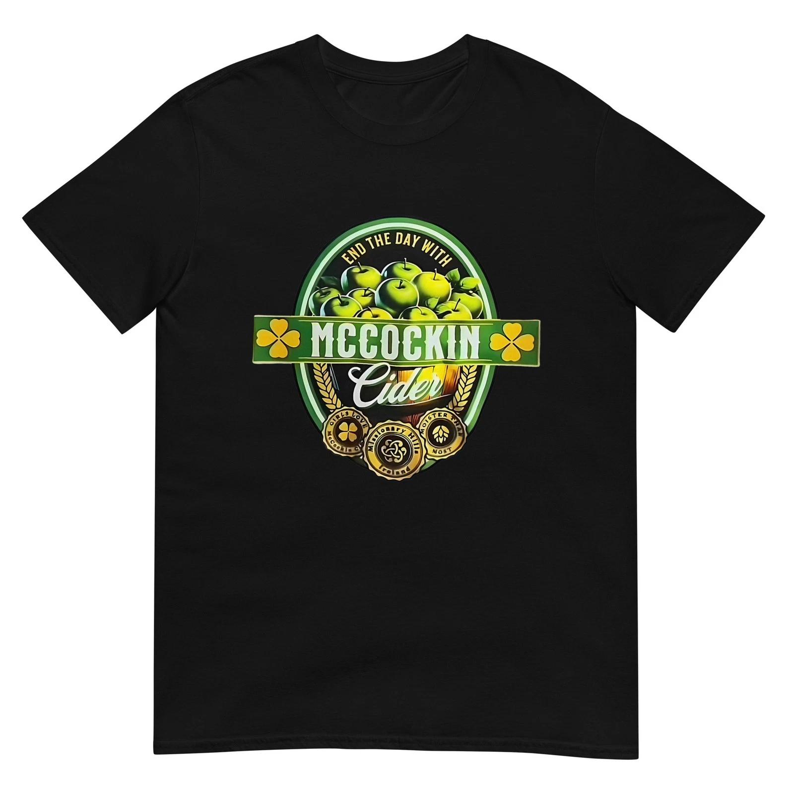 Vintage Maccockin Cider Funny St Patrick s Day T-Shirt S