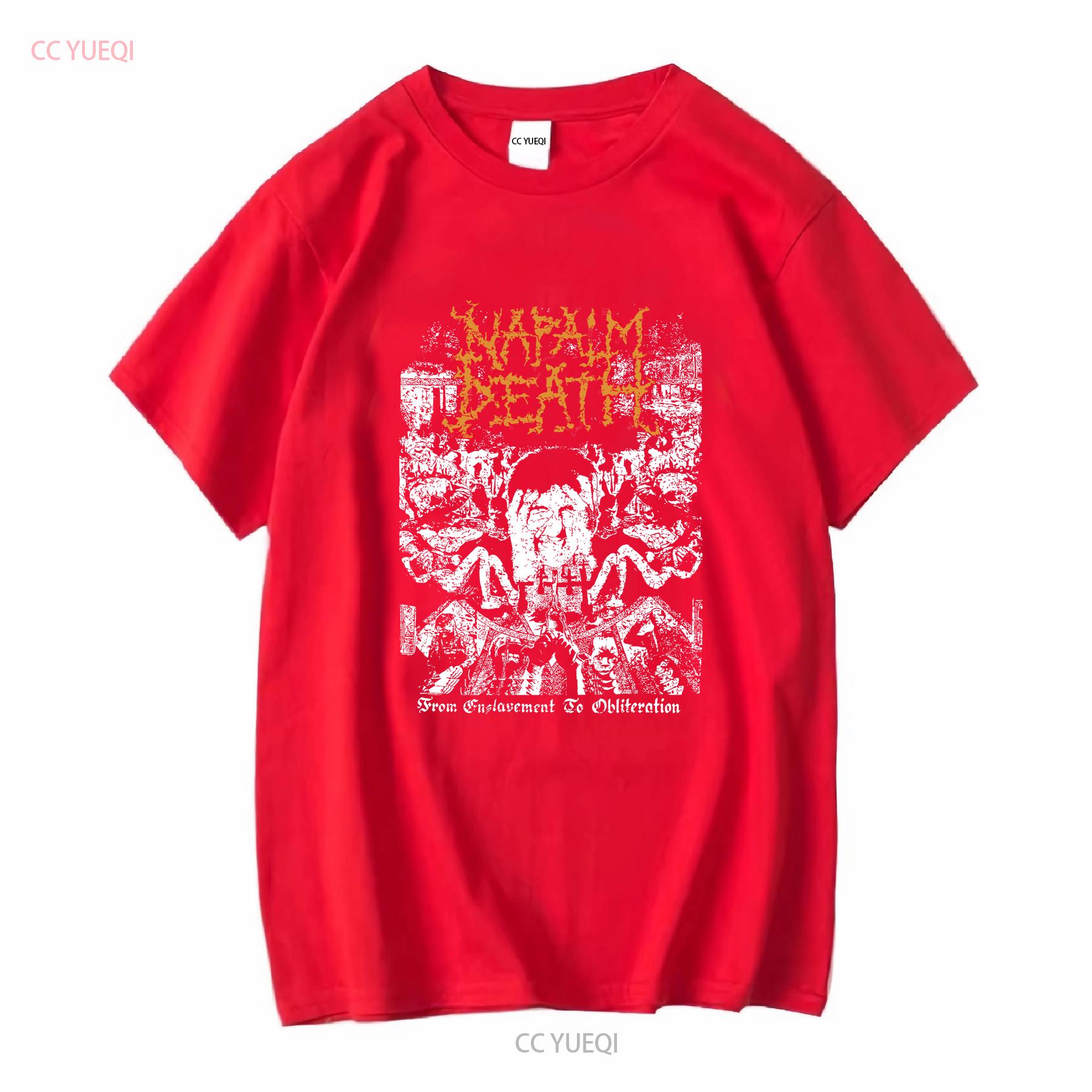 NAPALM DEATH cd cvr FROM ENSLAVEMENT TO OBLITERATION Official SHIRT XL new long or short sleeves vintage Washed Breathable S