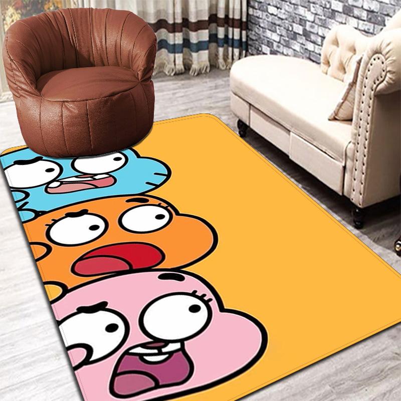 The Amazing World of Gumball Rug Floor Mat for Living Room or Bedroom Soft and Comfortable Carpet a Gift for Birthday and Holiday.SFF0917193