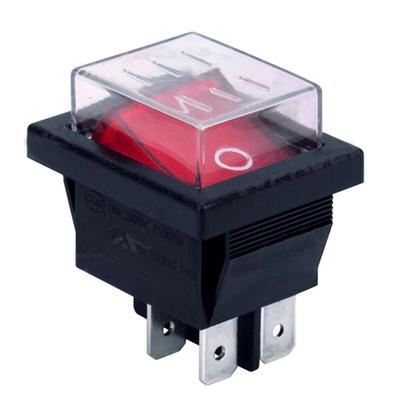 16A 250VAC / 20A 125VAC Wippschalter beleuchtet KCD4