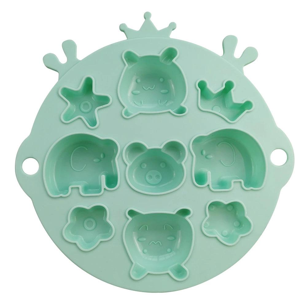 Baby Dampfkuchen Hilfsnahrungsform, Silikonform, Cartoonform, Kann gedämpft werden, Reiskuchen Kuchenwerkzeuge, Lieblich, Hochtemperaturbeständig